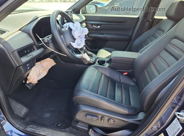 7FARS5H80SE040953 2025 HONDA CR-V Синий Вид салона спереди