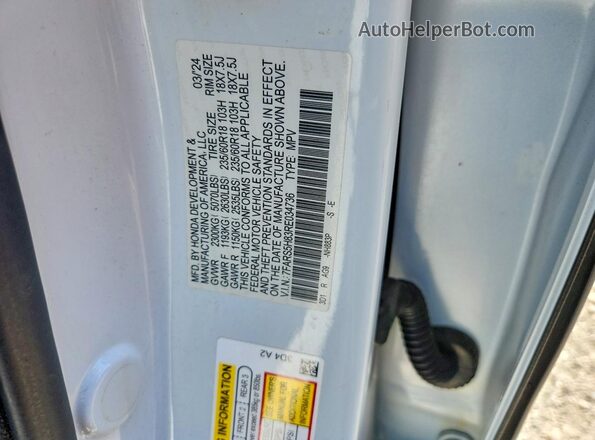 7FARS5H83RE034736 2024 HONDA CR-V White Շարժիչի բաժամունքի տեսք