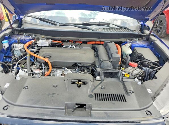 7FARS5H84SE023203 2025 HONDA CR-V Blue ძრავის განყოფილების ხედი