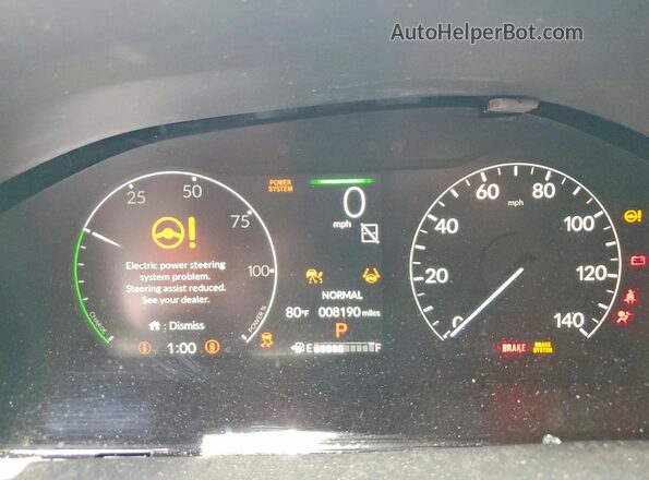 7FARS5H84SE023203 2025 HONDA CR-V Blue ხელსაწყოთა პანელის ხედი