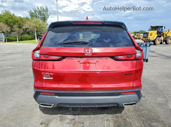 7FARS6H52SE104289 2025 HONDA CR-V Красный Вид сзади