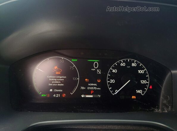 7FARS6H52SE104289 2025 HONDA CR-V Красный Вид щитка приборов