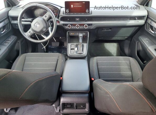 7FARS6H52SE104289 2025 HONDA CR-V Красный Вид панели приборов