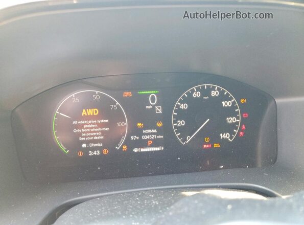7FARS6H57SE013826 2025 HONDA CR-V Серебряный Вид щитка приборов