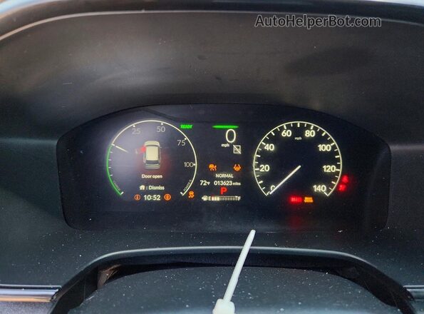 7FARS6H59TE036087 2026 HONDA CR-V Black Вид щитка приладів