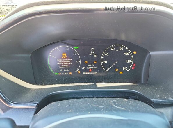 7FARS6H5XTE026491 2026 HONDA CR-V Gray Vista del cuadro de instrumentos