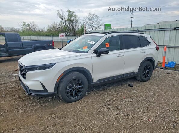 7FARS6H81SE047013 2025 HONDA CR-V White Առջևի ձախ երեք քառորդ տեսարան