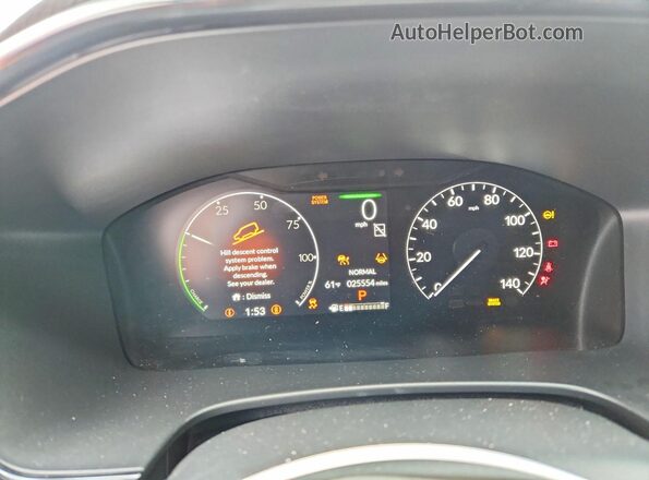 7FARS6H81SE094977 2025 HONDA CR-V Серый Вид щитка приборов