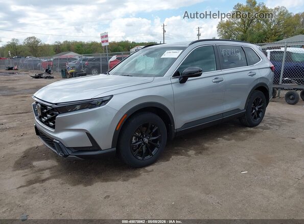 7FARS6H82RE019845 2024 HONDA CR-V HYBRID Серебряный Передняя левая четверть