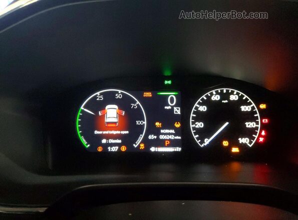 7FARS6H82SE051362 2025 HONDA CR-V Серый Вид щитка приборов