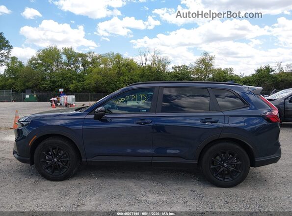 7FARS6H85TE092585 2026 HONDA CR-V HYBRID Blue 360 interior view