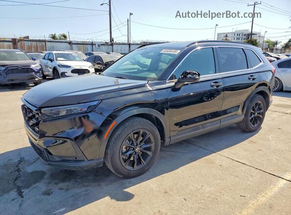 7FARS6H86RE021470 2024 HONDA CR-V Черный Передняя левая четверть