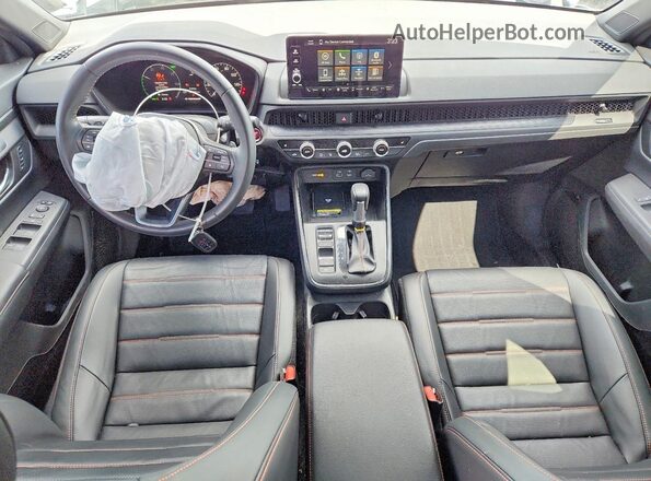 7FARS6H88RE067298 2024 HONDA CR-V Gray Dashboard view