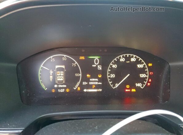 7FARS6H8XRE006700 2024 HONDA CR-V Белый Вид щитка приборов