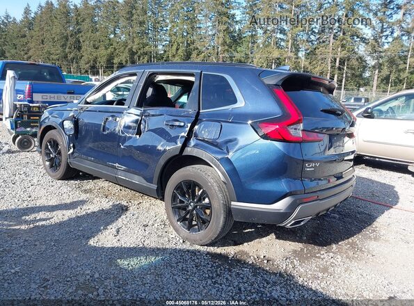 7FARS6H8XRE064211 2024 HONDA CR-V HYBRID Dark Blue Задняя левая четверть