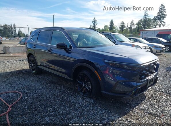 7FARS6H8XRE064211 2024 HONDA CR-V HYBRID Dark Blue Передняя правая четверть