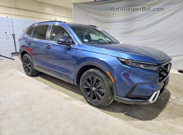 7FARS6H94PE027676 2023 HONDA CR-V Синий Передняя правая четверть