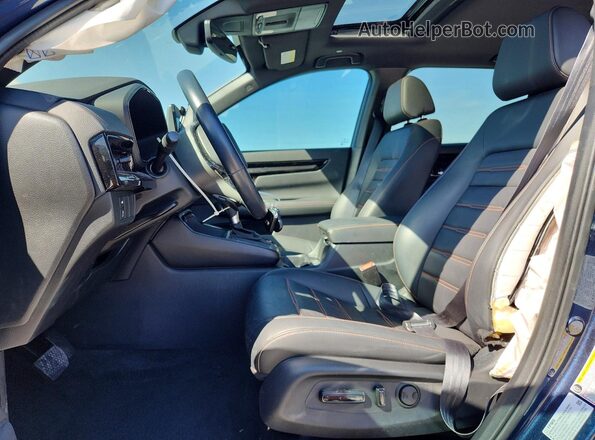 7FARS6H95SE038520 2025 HONDA CR-V Blue Вид салону спереду