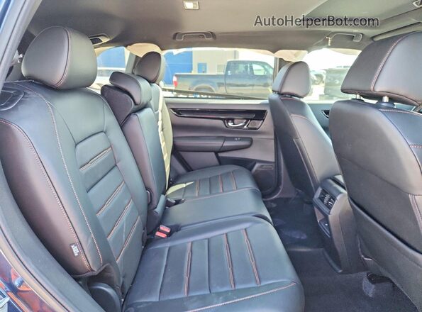 7FARS6H95SE038520 2025 HONDA CR-V Blue Вид задньої частини салону