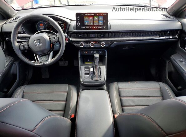 7FARS6H95SE111711 2025 HONDA CR-V Red Dashboard view