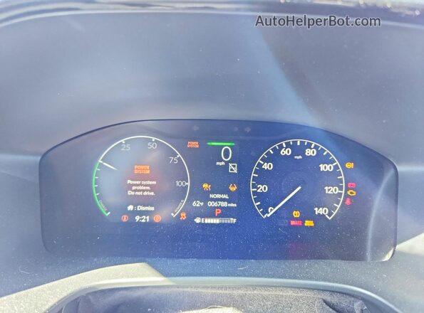 7FARS6H95SE111711 2025 HONDA CR-V Red Instrument cluster view