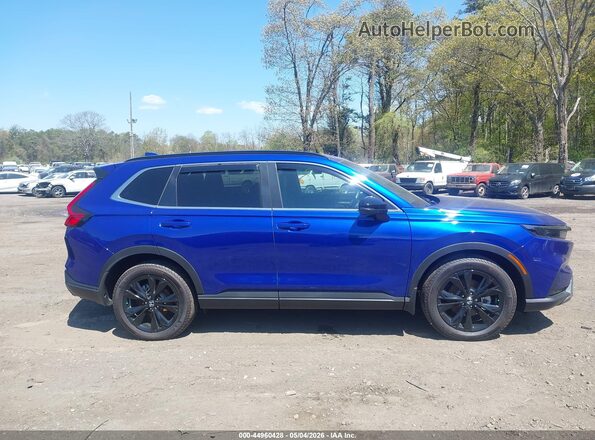 7FARS6H97SE040124 2025 HONDA CR-V HYBRID Синий Вид щитка приборов