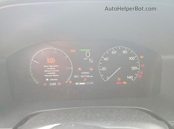 7FARS6H9XPE010851 2023 HONDA CR-V Синий Вид щитка приборов