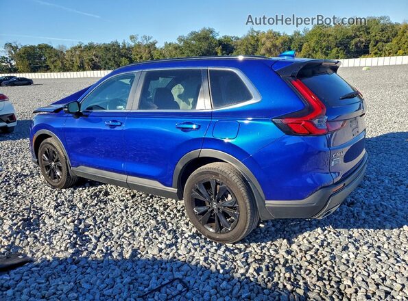 7FARS6H9XRE031315 2024 HONDA CR-V Blue Trasero izquierdo