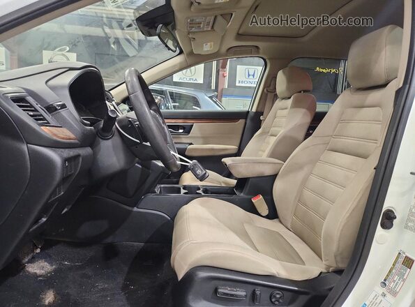 7FART6H54ME027960 2021 HONDA CR-V Белый Вид салона спереди