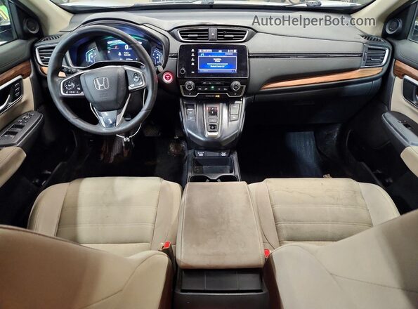 7FART6H54ME027960 2021 HONDA CR-V Белый Вид панели приборов