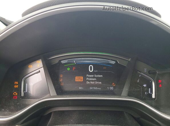 7FART6H5XME031639 2021 HONDA CR-V Белый Вид щитка приборов