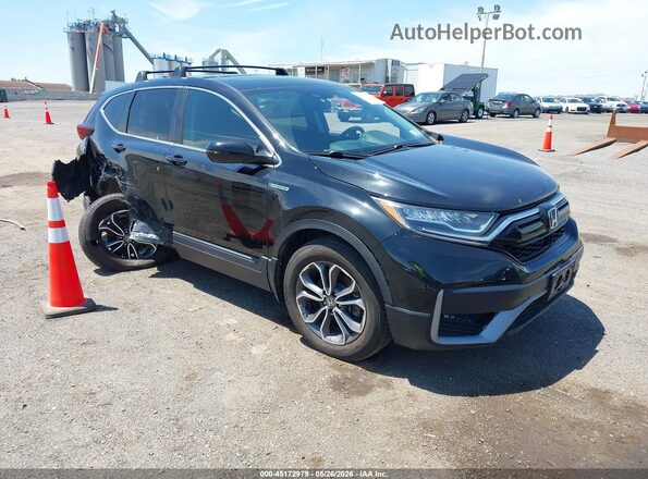 7FART6H80ME031482 2021 HONDA CR-V HYBRID Black Przód prawy