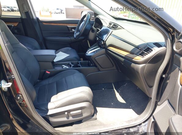 7FART6H80ME031482 2021 HONDA CR-V HYBRID Black Widok wnętrza z przodu