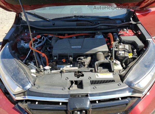 7FART6H81LE015693 2020 HONDA CR-V Burgundy Vista del compartimento del motor