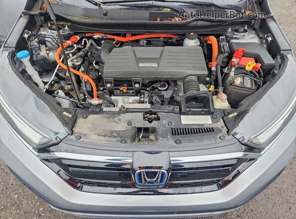 7FART6H81ME002119 2021 HONDA CR-V Silver Vista del compartimento del motor