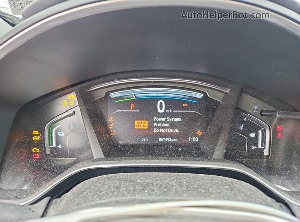 7FART6H81ME002119 2021 HONDA CR-V Silver Vista del cuadro de instrumentos