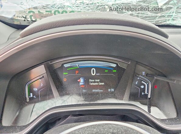 7FART6H81ME014111 2021 HONDA CR-V Серый Вид щитка приборов