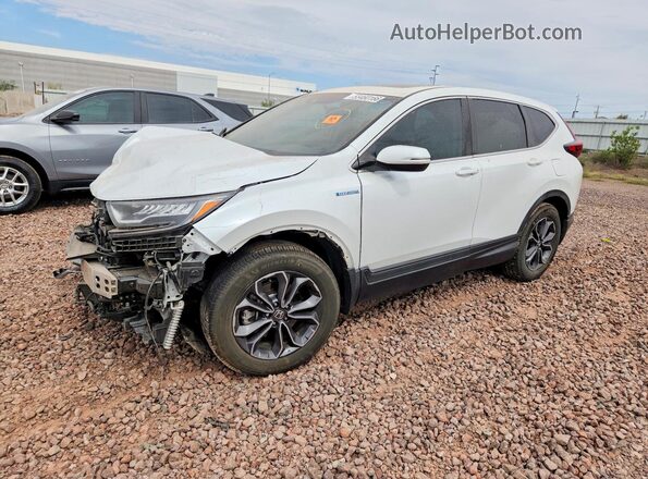 7FART6H82ME006812 2021 HONDA CR-V White წინა მარცხენა ხედი სამი მეოთხედიდან