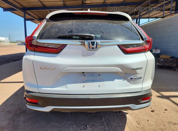 7FART6H82ME006812 2021 HONDA CR-V White უკანა ხედი