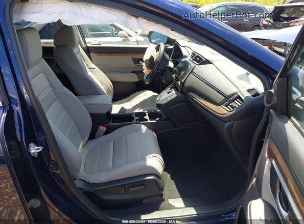 7FART6H84ME013745 2021 HONDA CR-V HYBRID Синий Вид салона спереди
