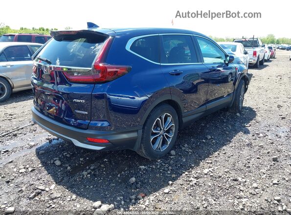 7FART6H84ME013745 2021 HONDA CR-V HYBRID Синий Задняя правая четверть