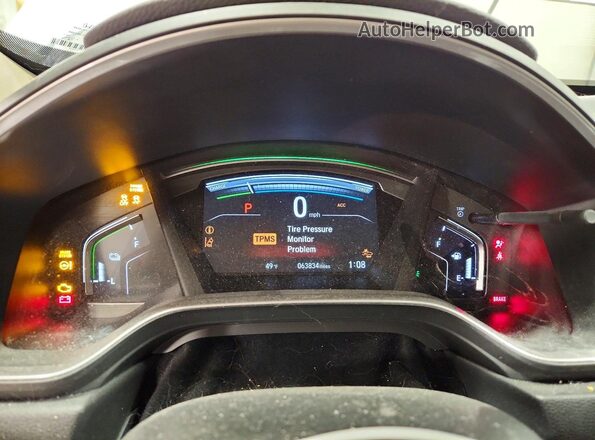7FART6H89LE019071 2020 HONDA CR-V White Instrument cluster view