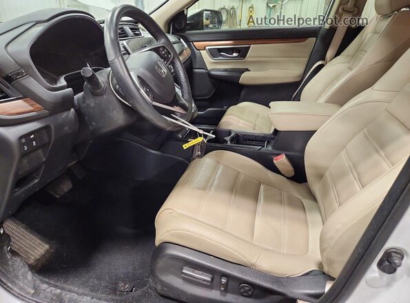 7FART6H89LE019071 2020 HONDA CR-V White Front interior view