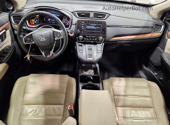 7FART6H89LE019071 2020 HONDA CR-V White Dashboard view