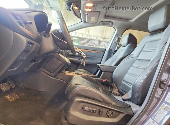 7FART6H92LE023553 2020 HONDA CR-V Gray Вид салону спереду