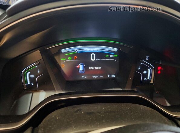 7FART6H92LE023553 2020 HONDA CR-V Gray Вид щитка приладів