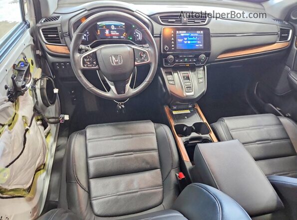 7FART6H95ME036508 2021 HONDA CR-V Белый Вид панели приборов