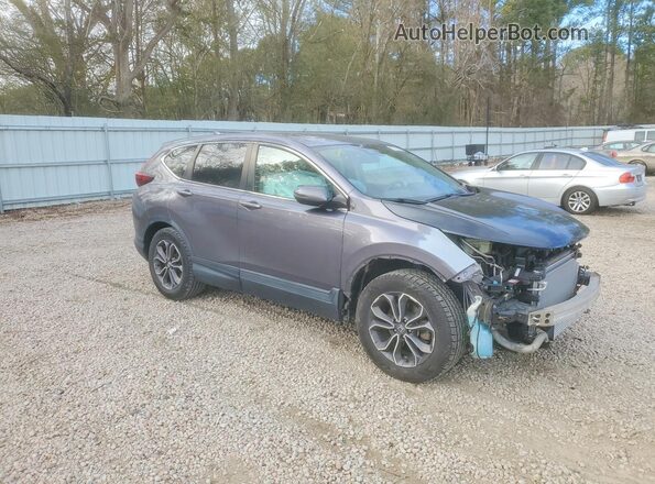 7FARW1H50LE021159 2020 HONDA CR-V Серый Передняя правая четверть
