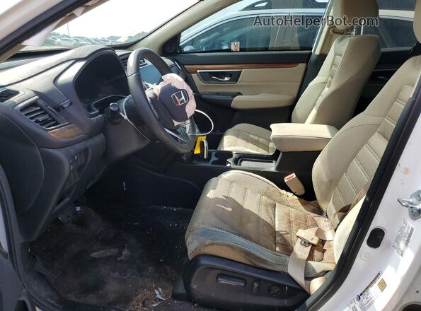 7FARW1H50ME001155 2021 HONDA CR-V White Widok wnętrza z przodu