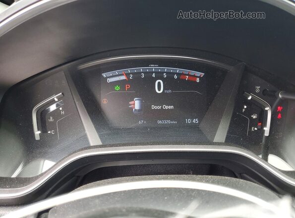 7FARW1H54KE030896 2019 HONDA CR-V Серебряный Вид щитка приборов